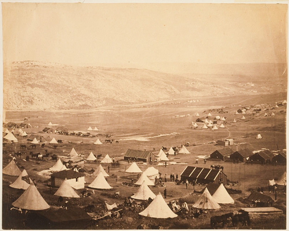 Cavalry camp, looking towards Kadikoiu