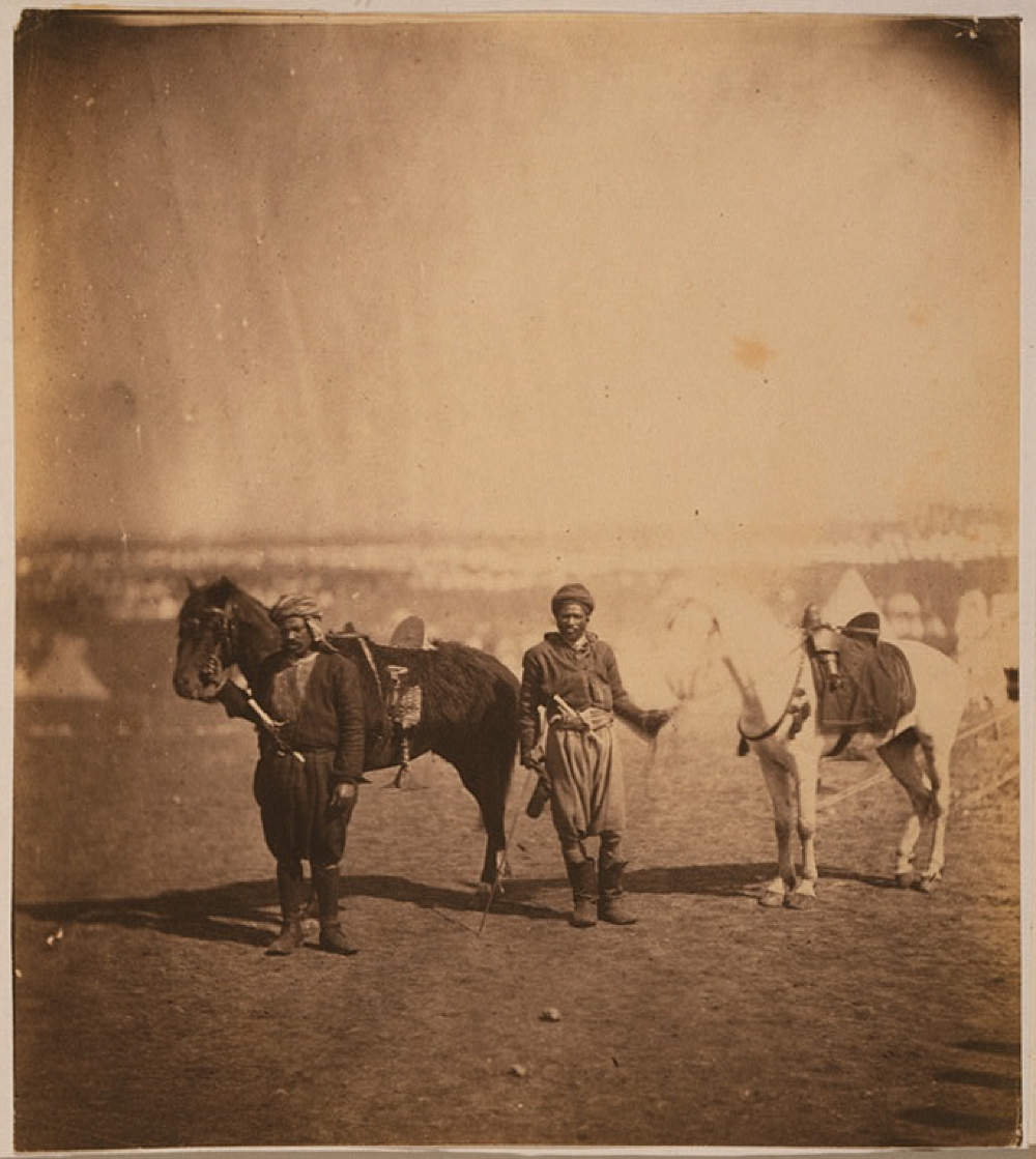 Nubian servants & horses