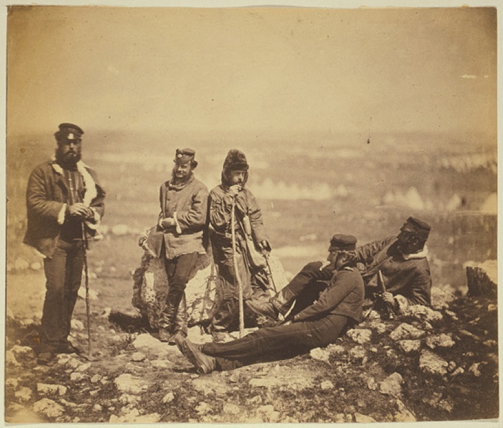 Officers of the 89th Regiment at Cathcart's Hill, in winter dress