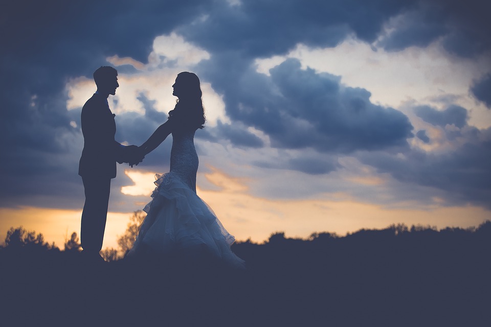 wedding silhouette