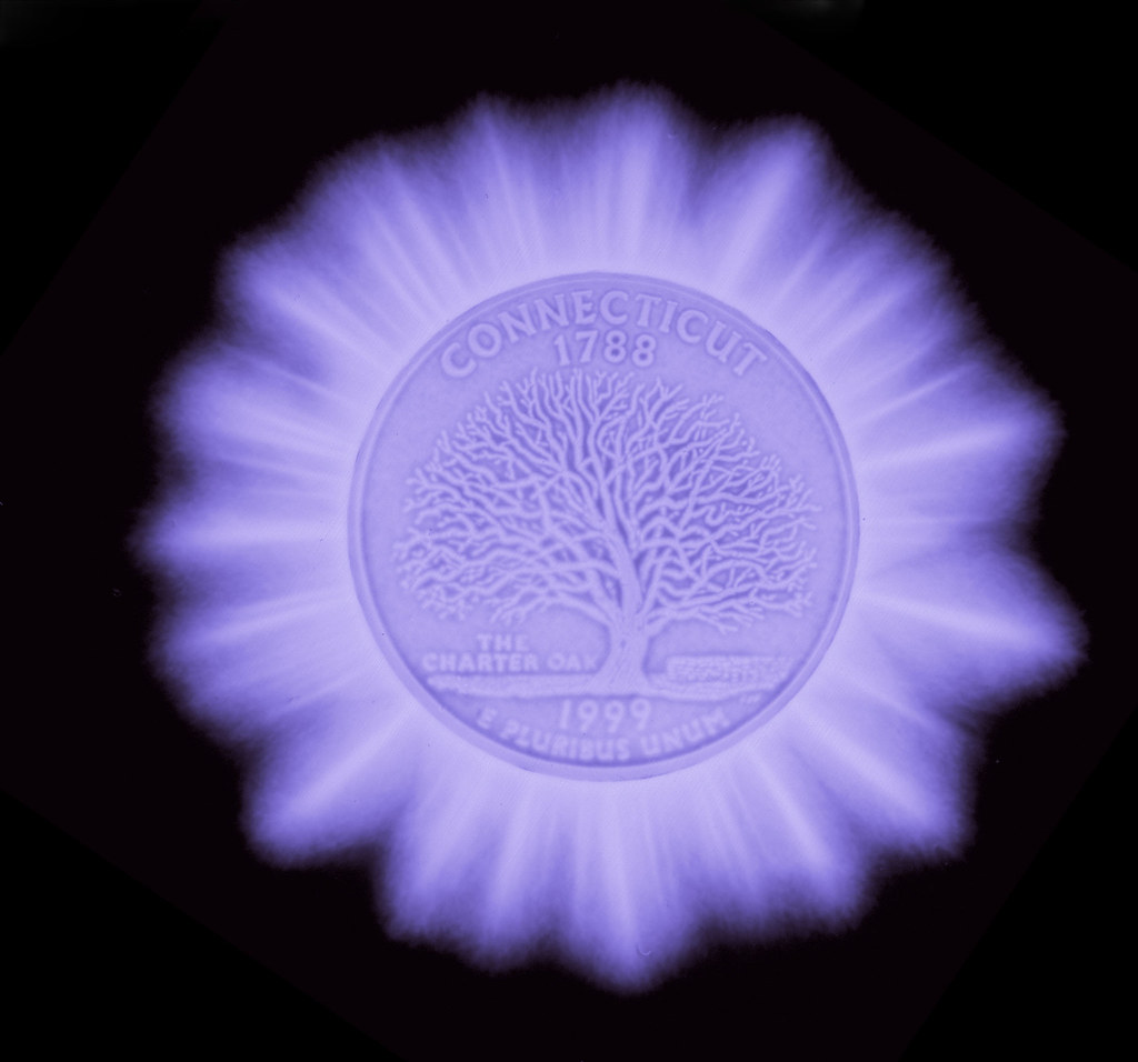 Kirlian pretty coin