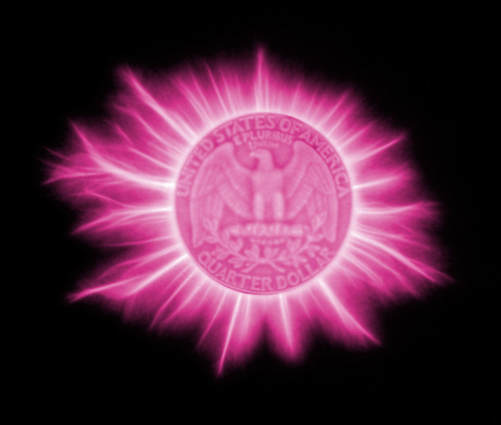 Kirlian coin