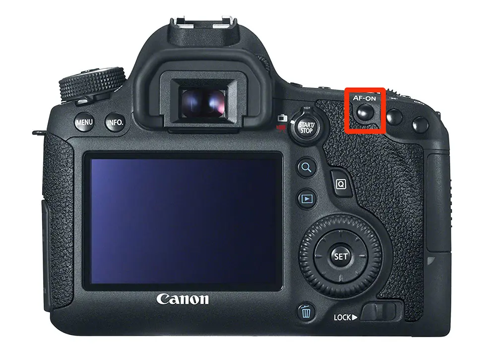 how to set up back button focus on canon cameras