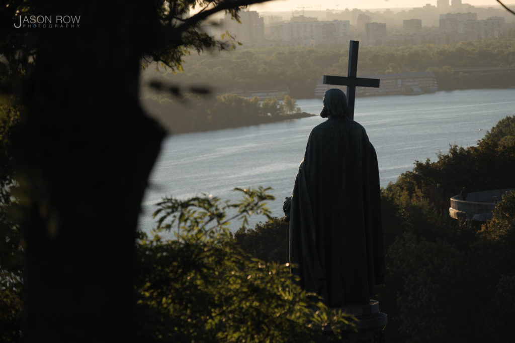 Statue of Vlodomyr in Kyiv