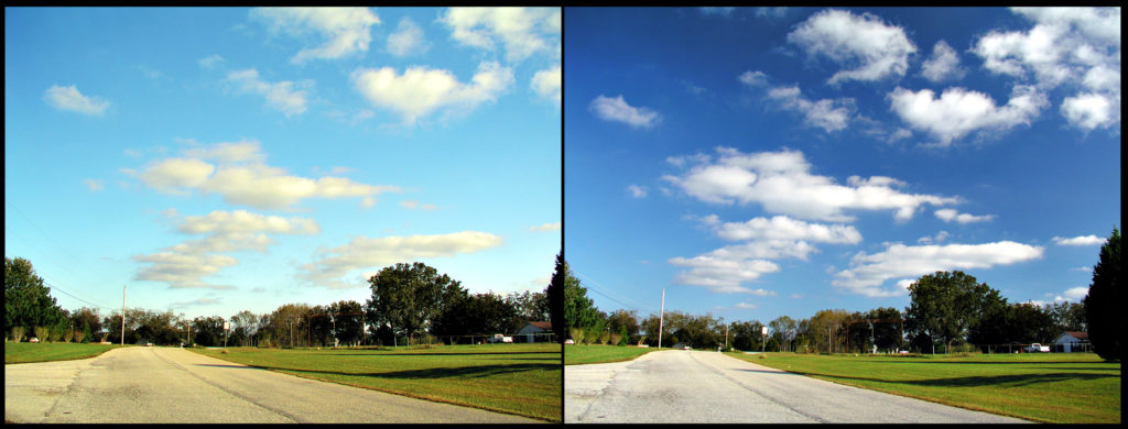 effect of polariser