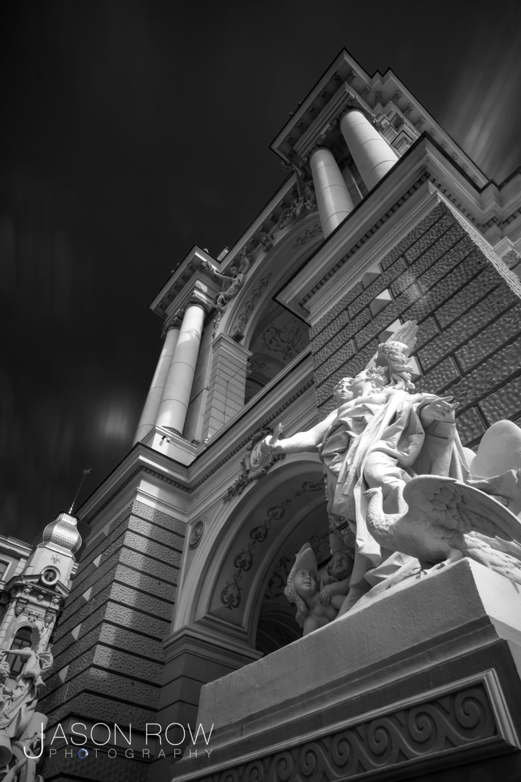 Long exposure architecture image of Odessa Opera House