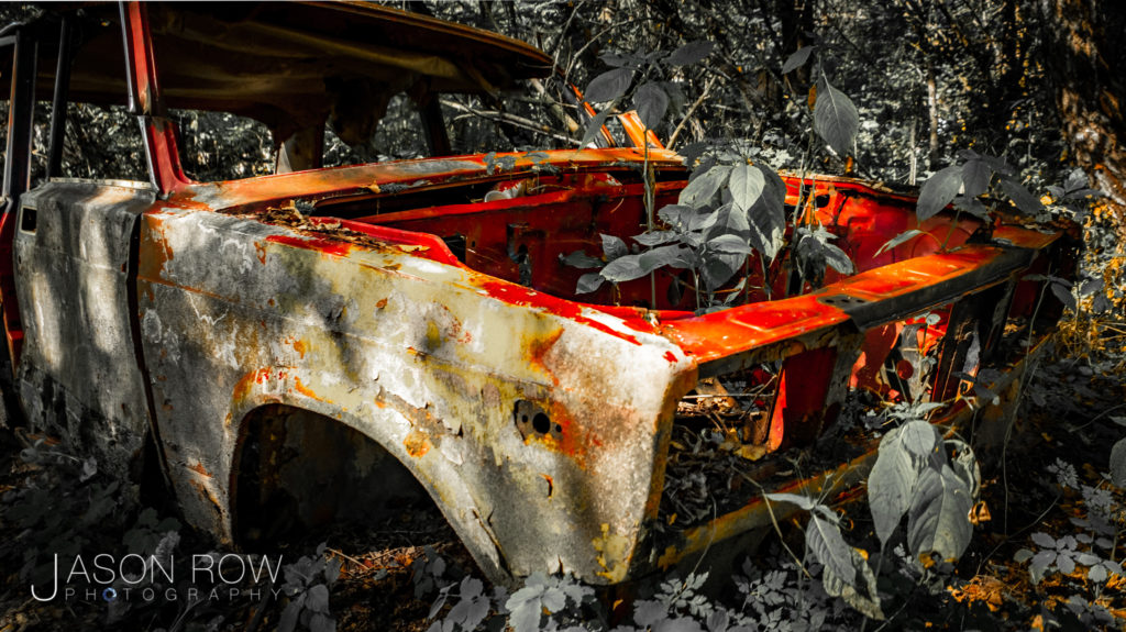 Abandoned car in Chernobyl