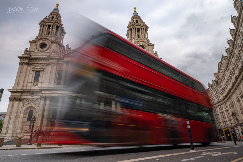 London bus and St Pauls shot on a Fujifilm X-T4