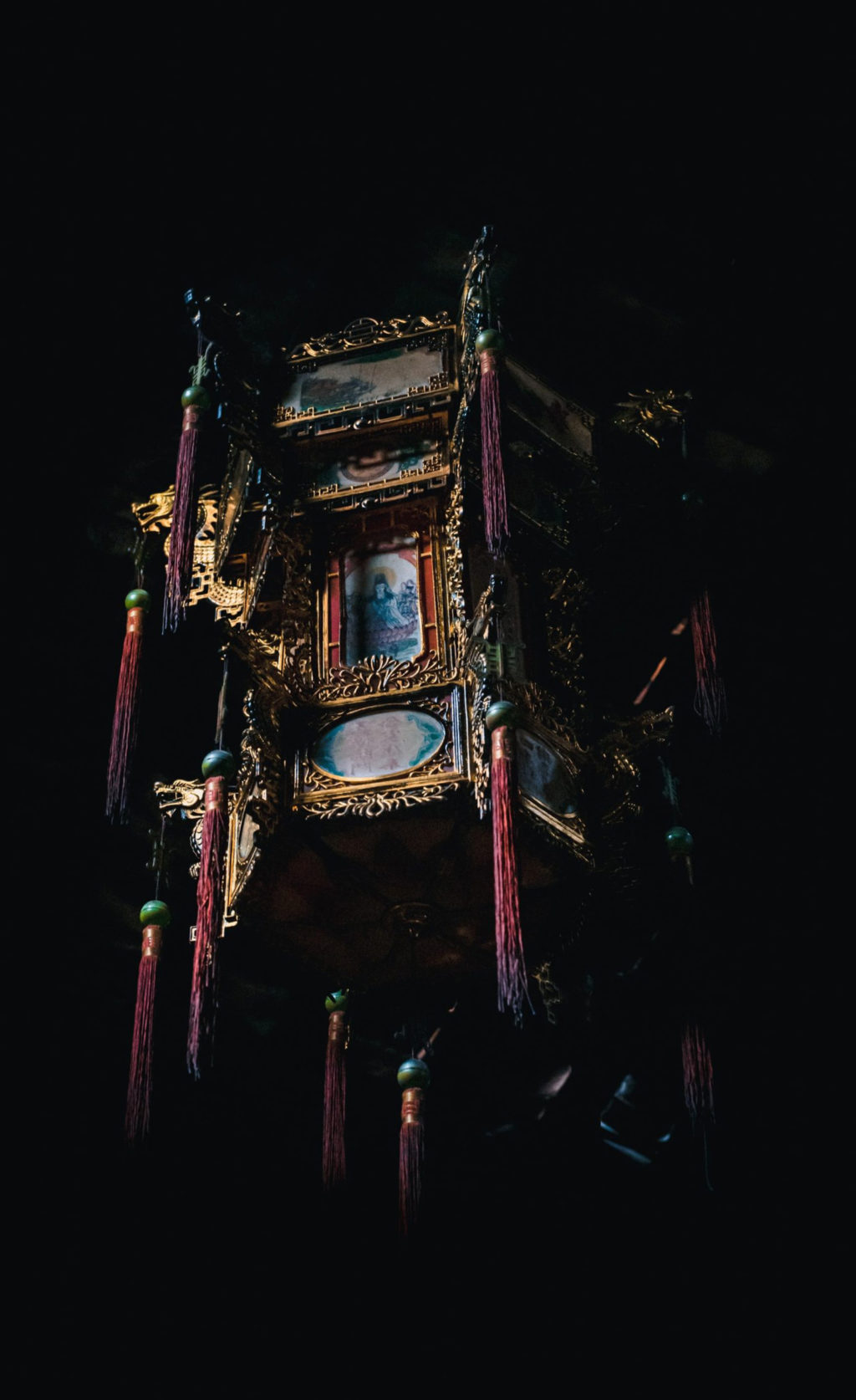 saigon tower dark background