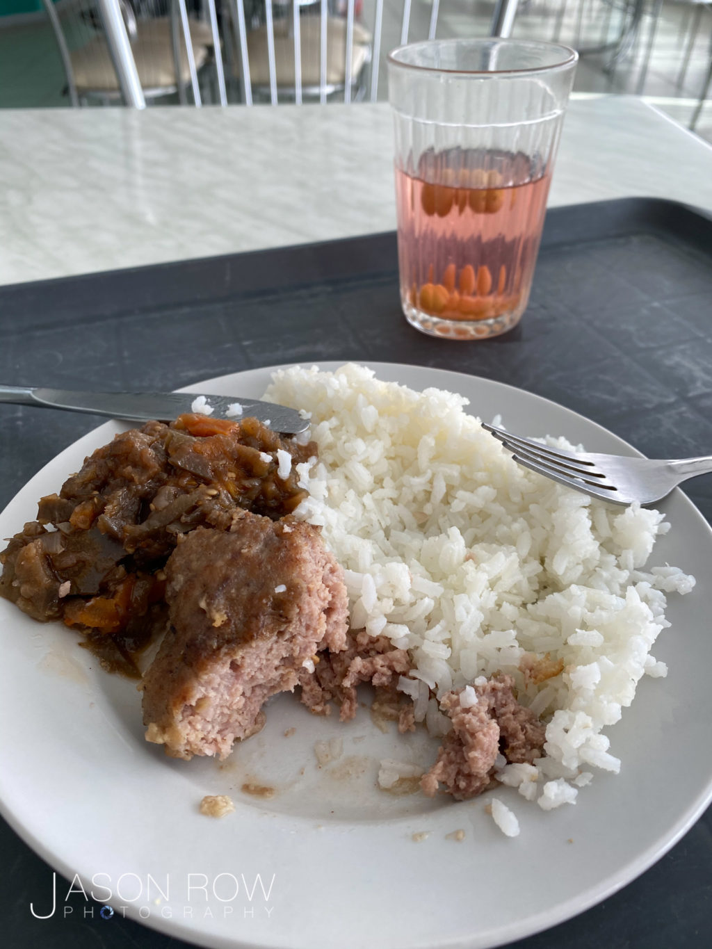 soviet looking lunch in Chernobyl