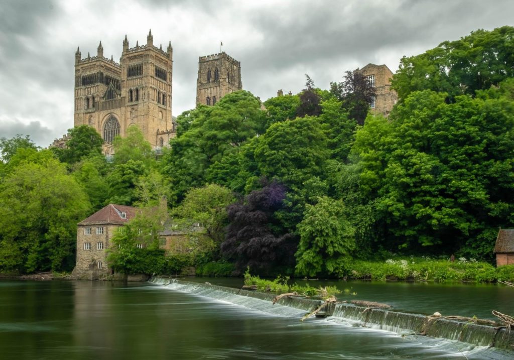 Long exposure of the River Wear and Durham Cathedral 