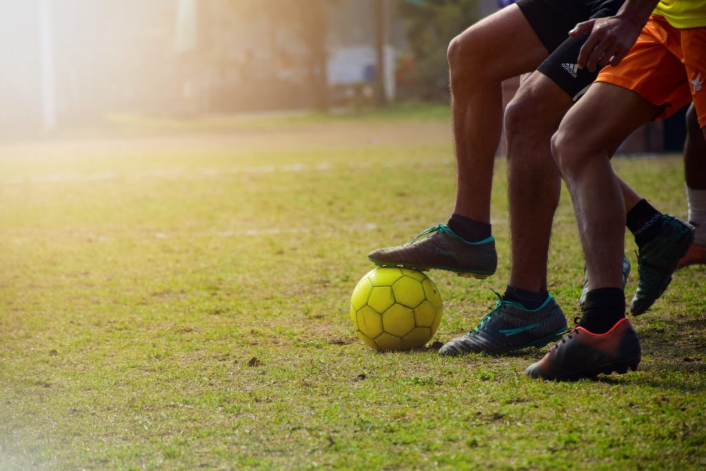 closeup football