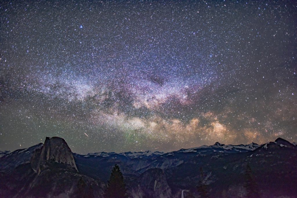Milky Way from Glacier Point in Yosemite