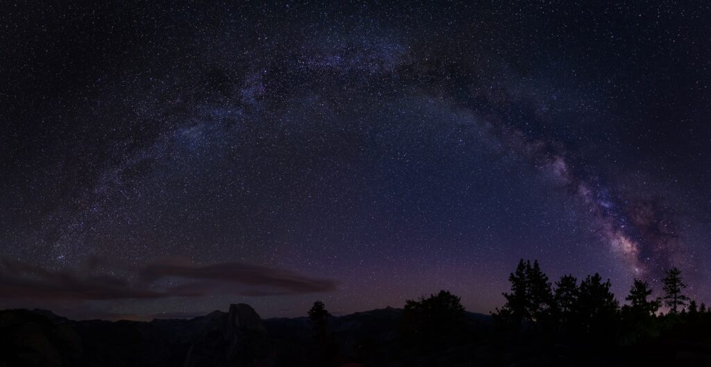 night sky arch