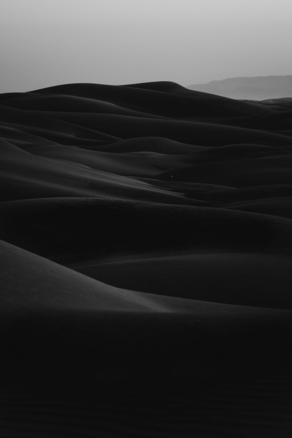 black and white dunes
