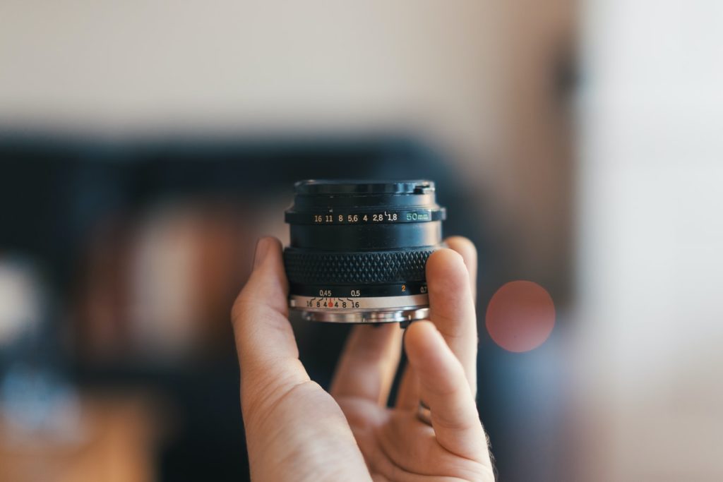 old manual 50mm lens