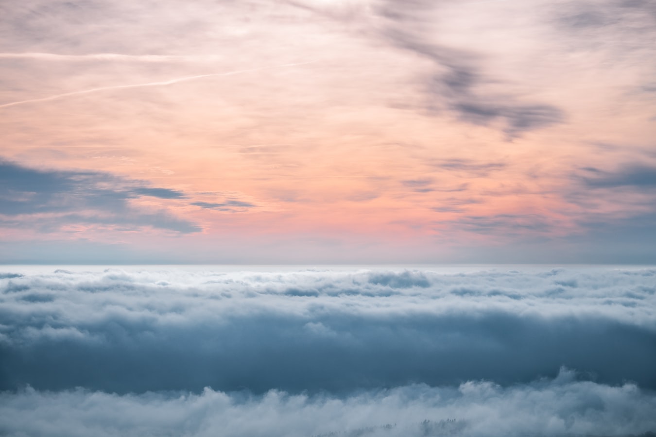 pink and blue sky