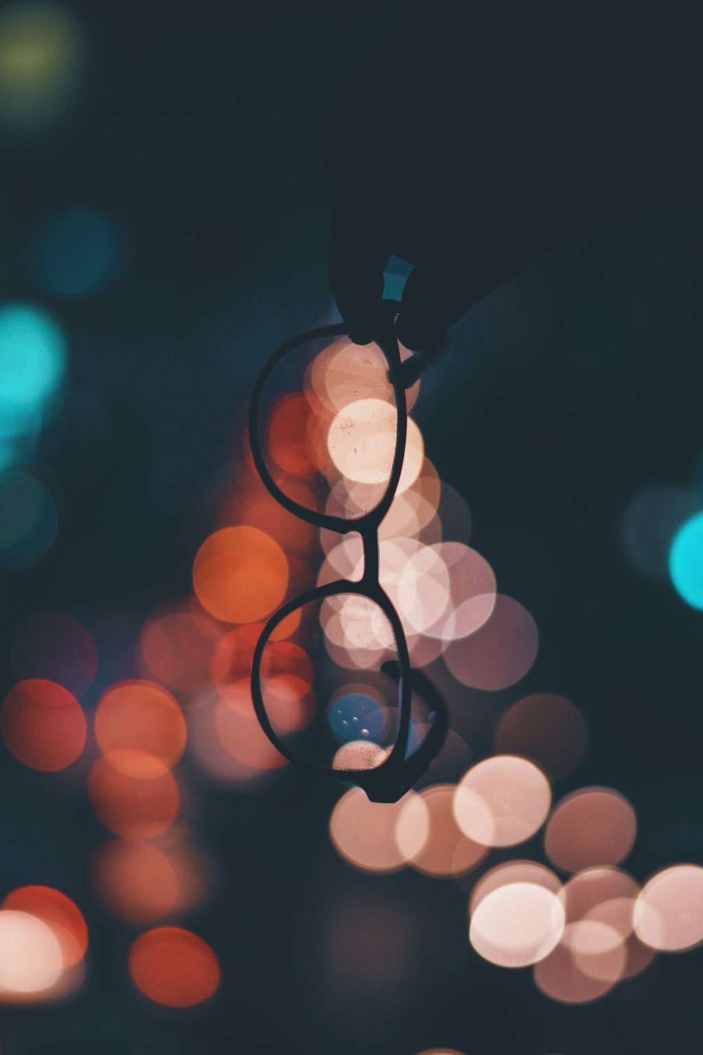 glasses bokeh