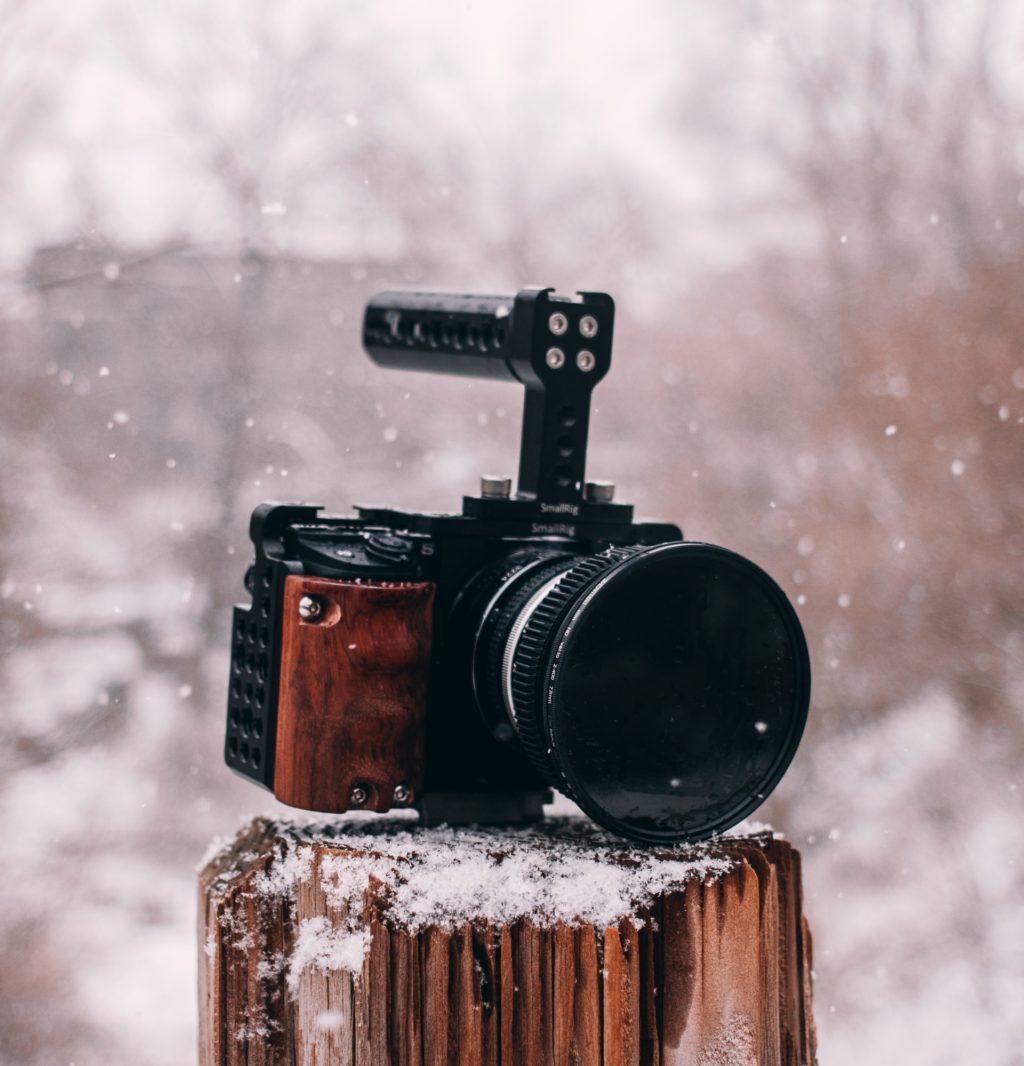 camera in snow
