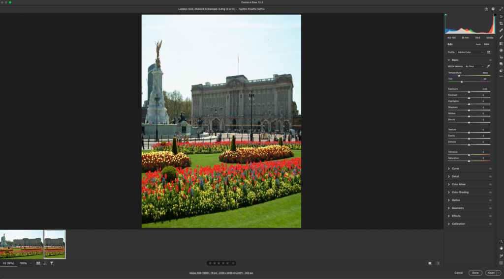 Fuji S2 Pro files do not work with Adobe Super Resolution.