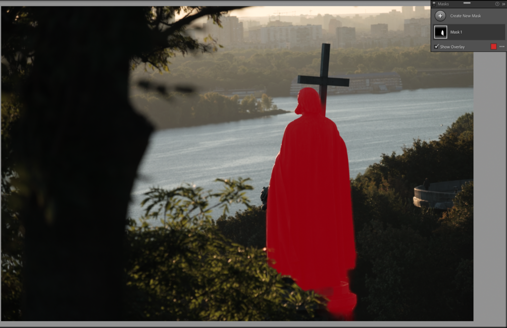 Masking a subject in Lightroom Classic