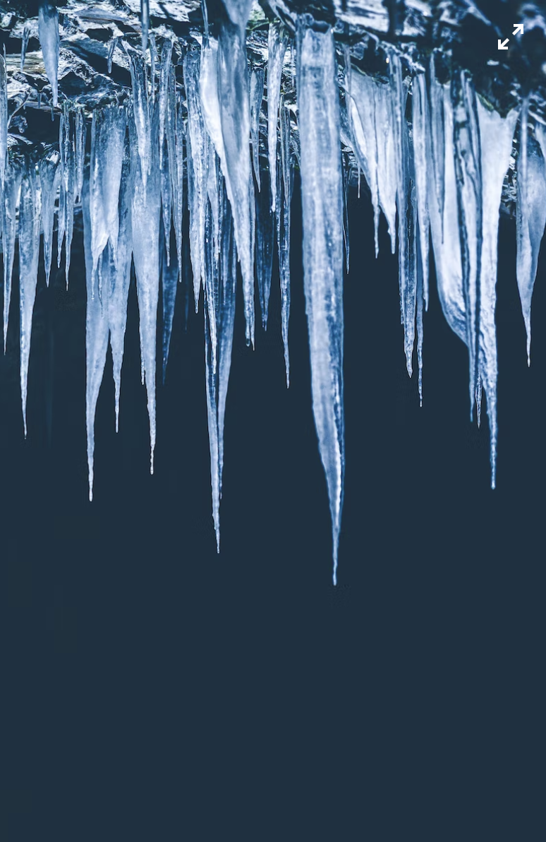 dark blue icicles