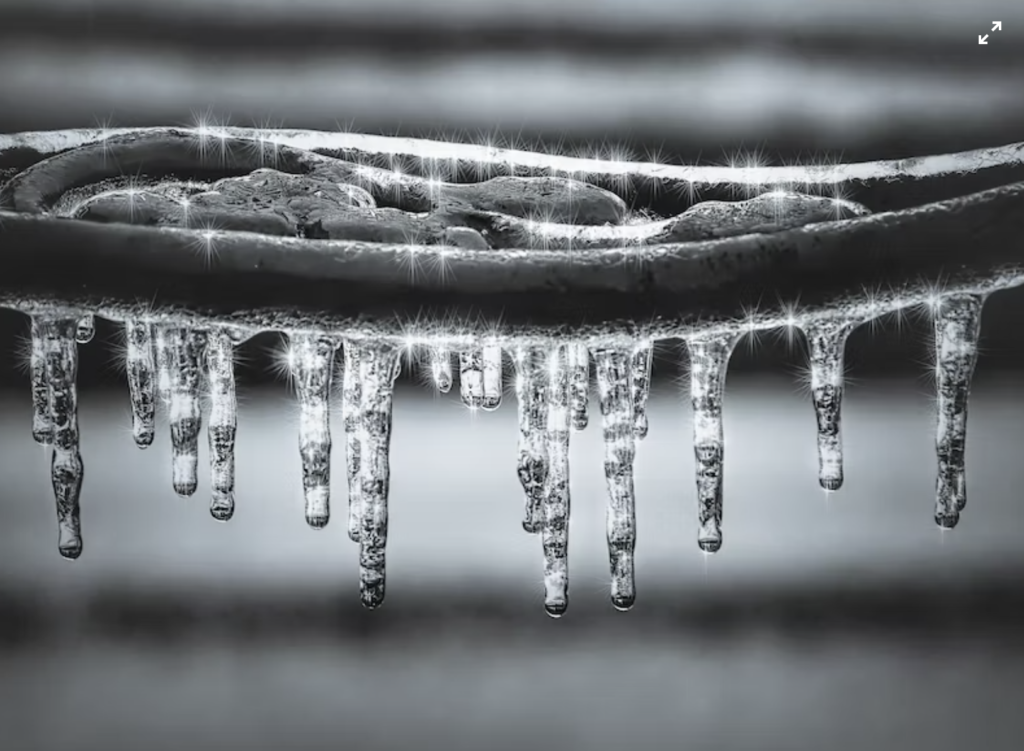 icicles closeup