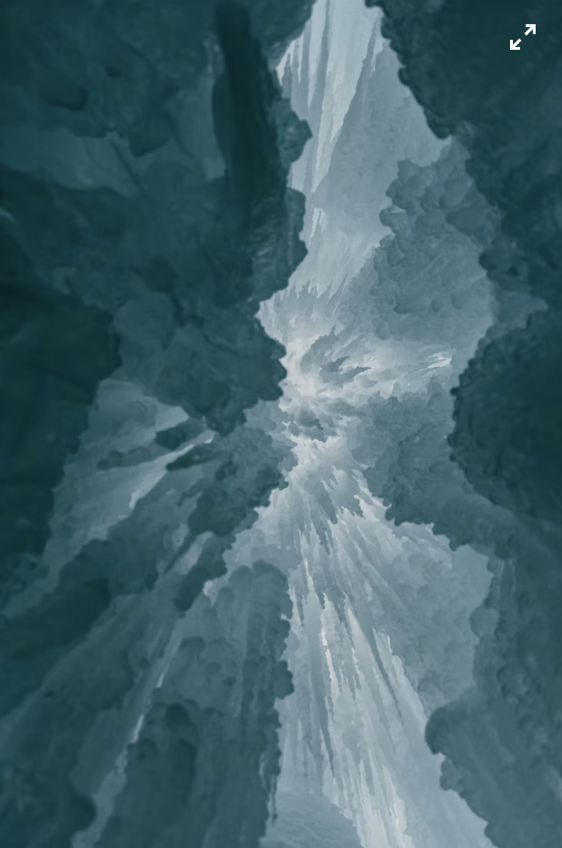 cave with icicles
