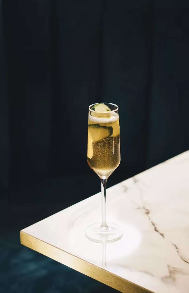 elegant minimal cocktail photography