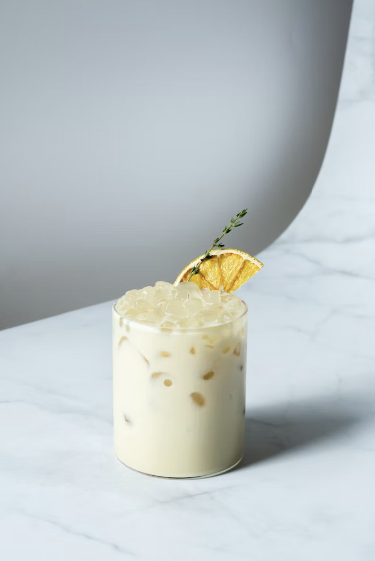 minimal milky cocktail