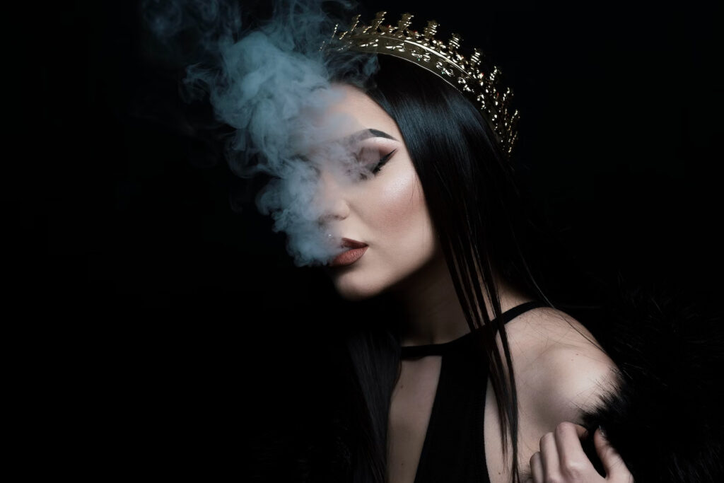 smoker fantasy portrait