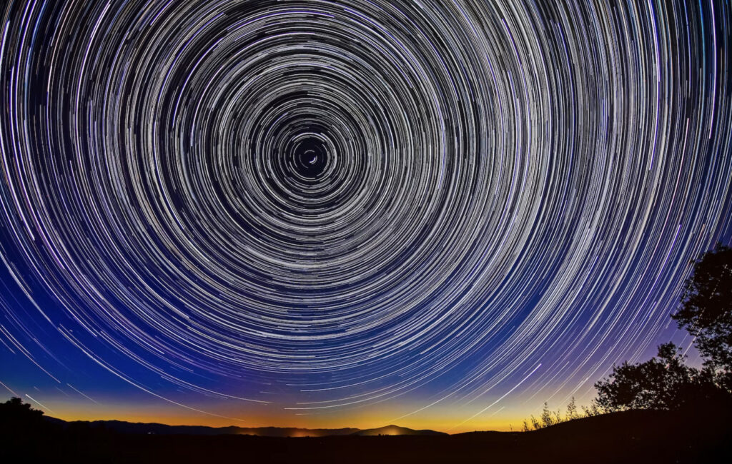 star trails