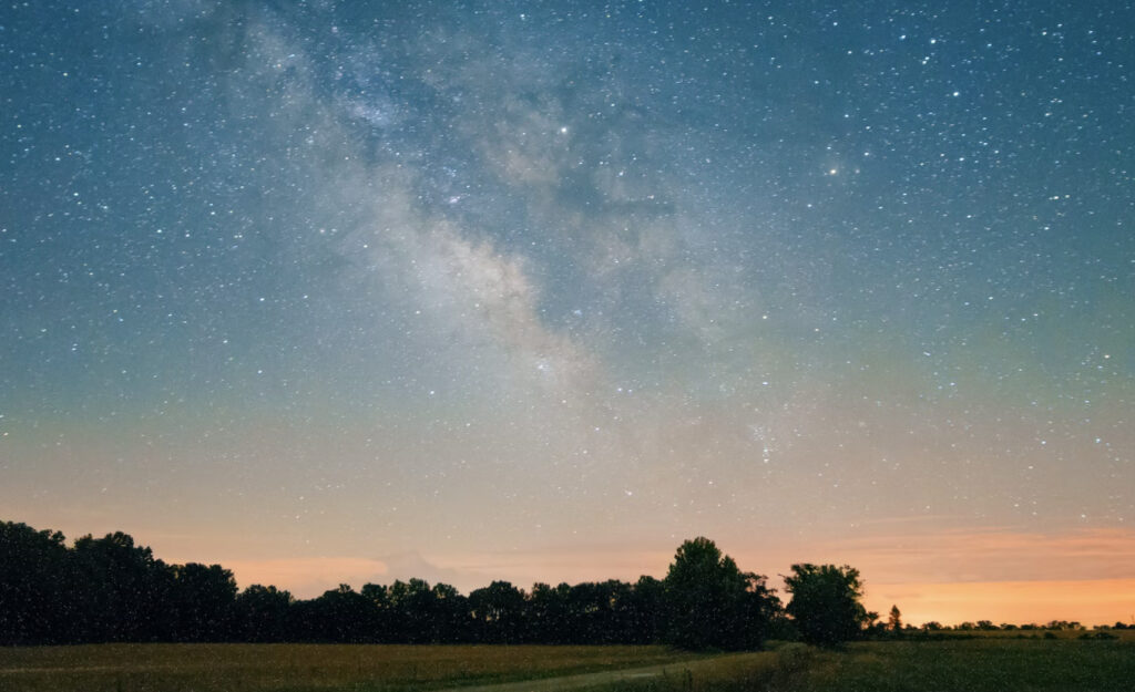 clear starry night