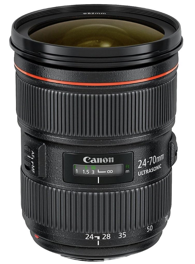 Canon EF 24-70mm focal length f/2.8L II USM lens for street photography zoom lens