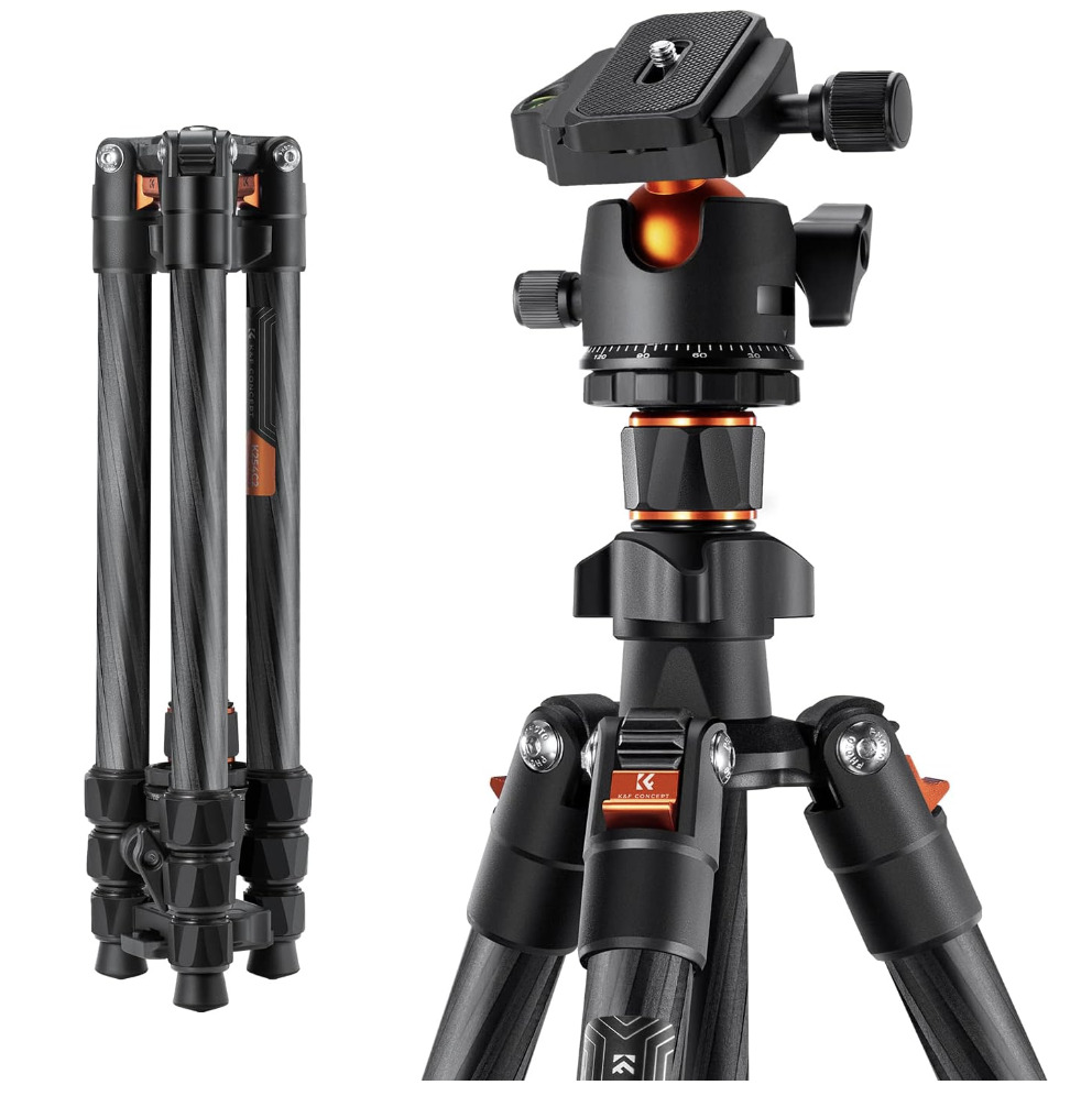 k&f concept carbon fiber camera tripod best budget cameras for wildlife photography