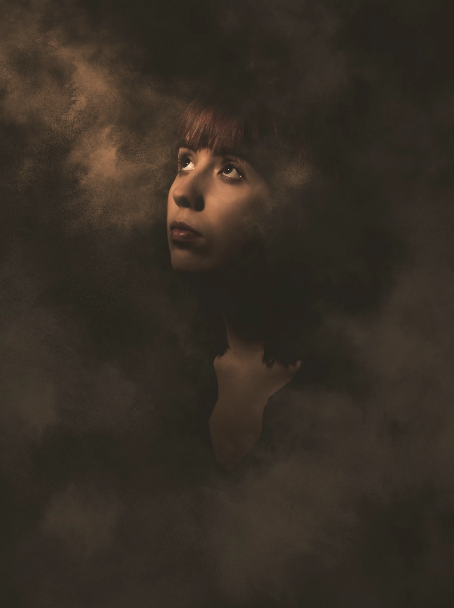 creative studio portrait cloudy