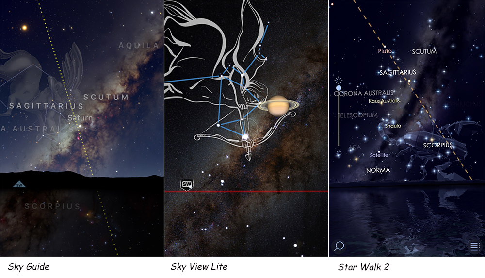 apps to locate the milky way