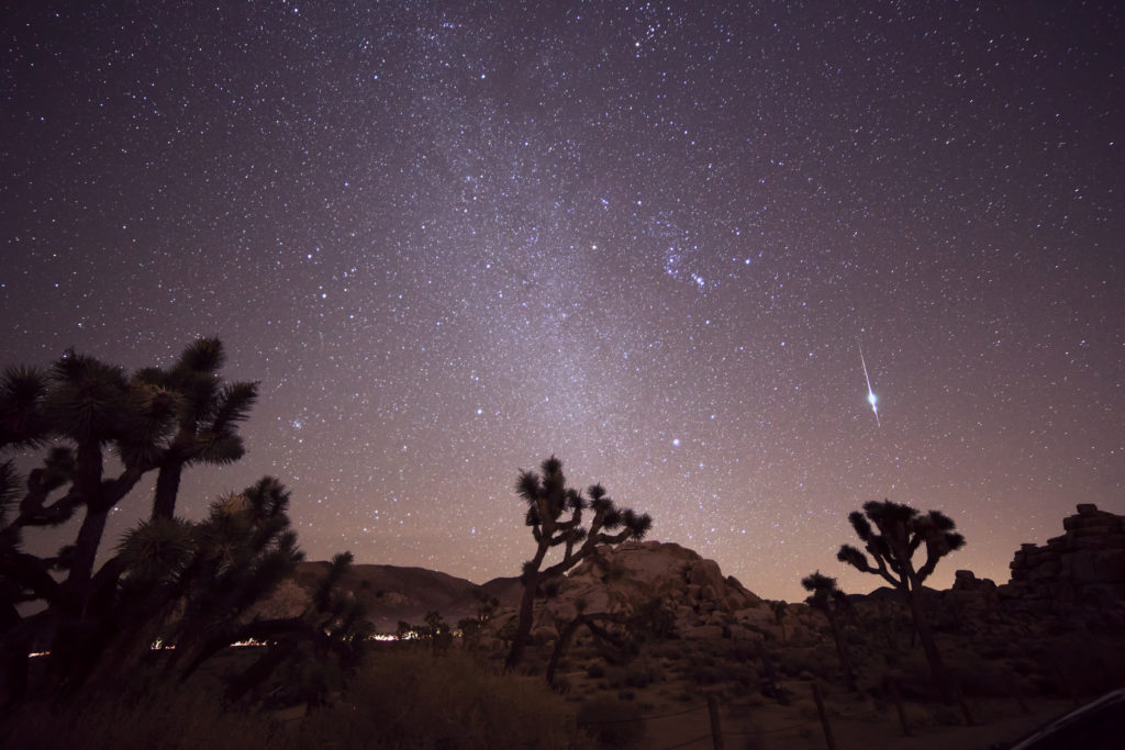meteor shower tonight