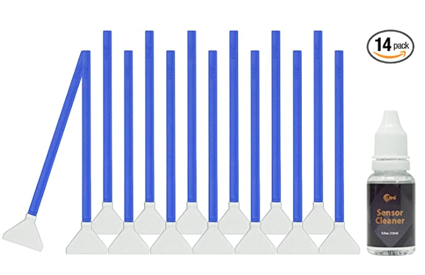 Swabs and cleaning solution