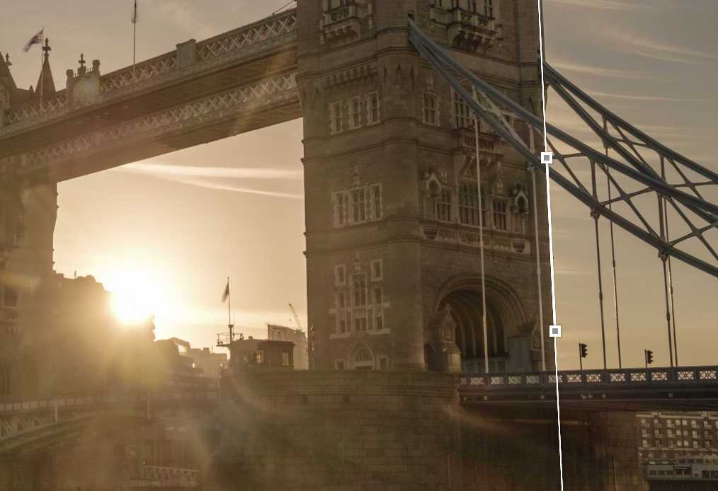 Guides on the guided perspective tool in Lightroom