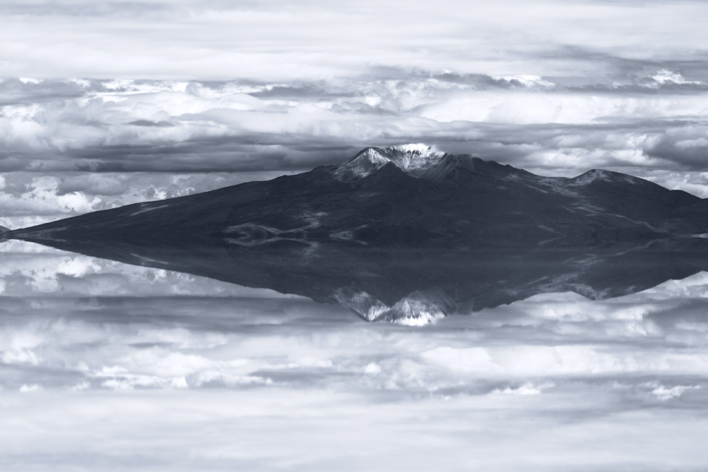 Vulcano, Salar de Uyuni, Bolivia