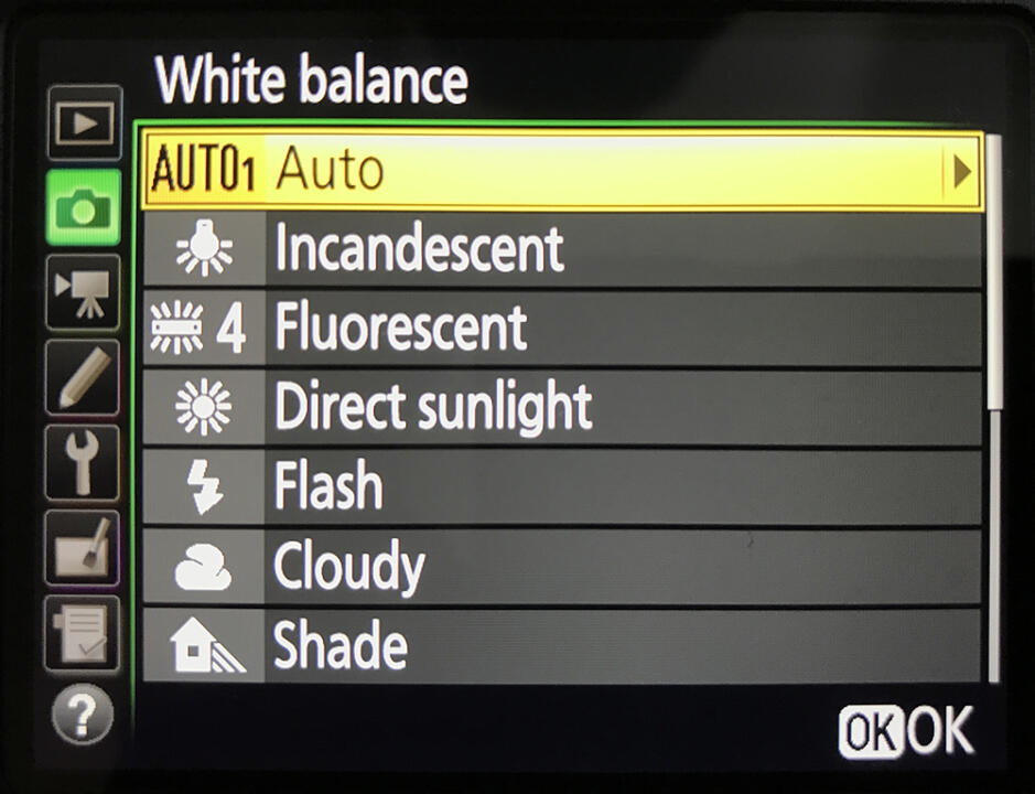 white balance