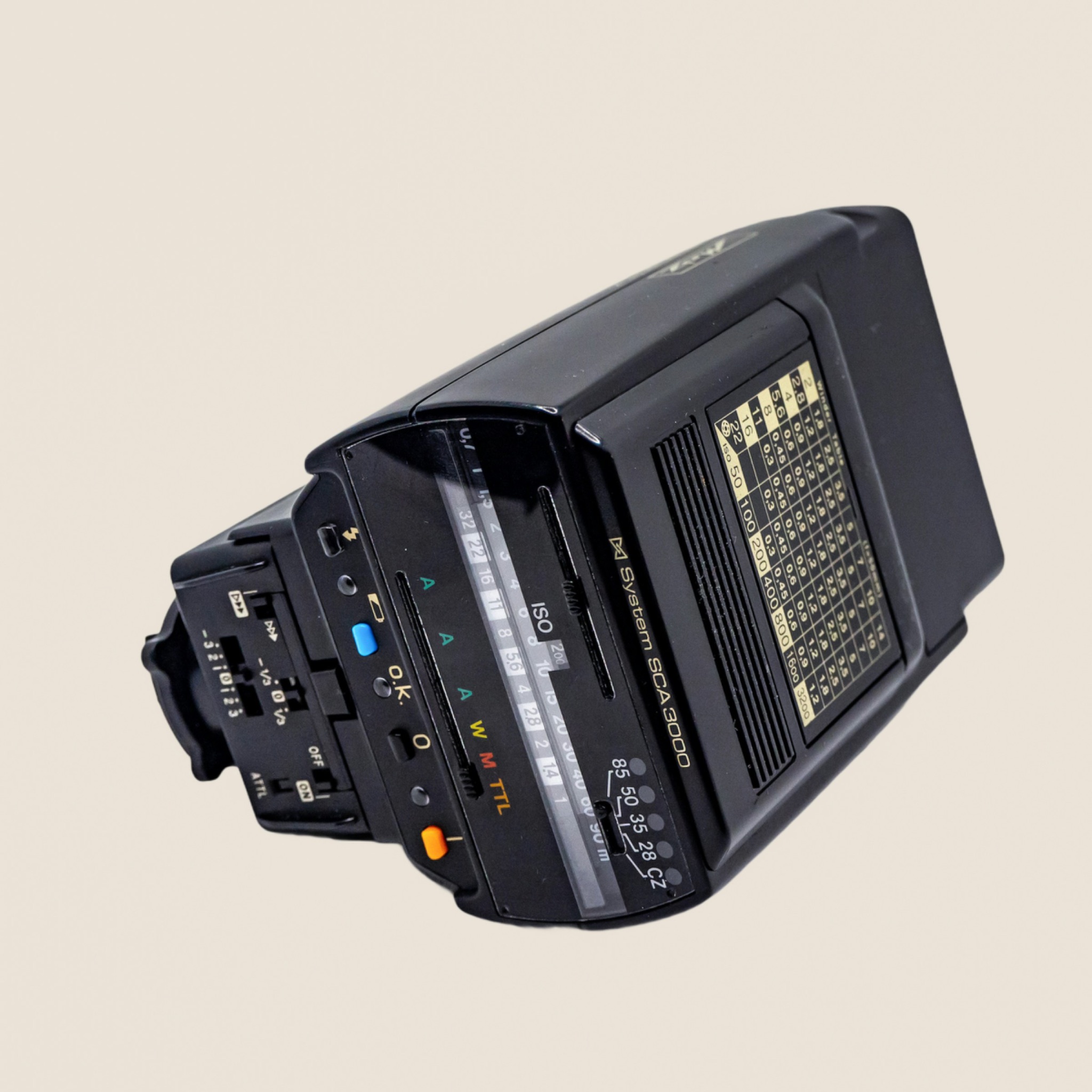 An old style photographic flashgun 