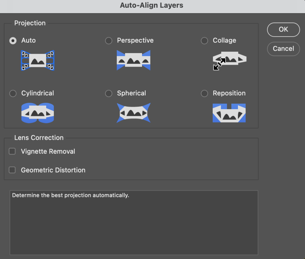 auto align layers