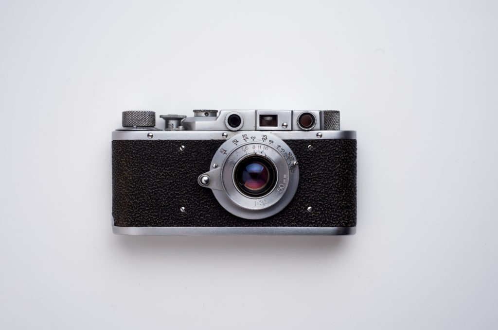 black and grey camera