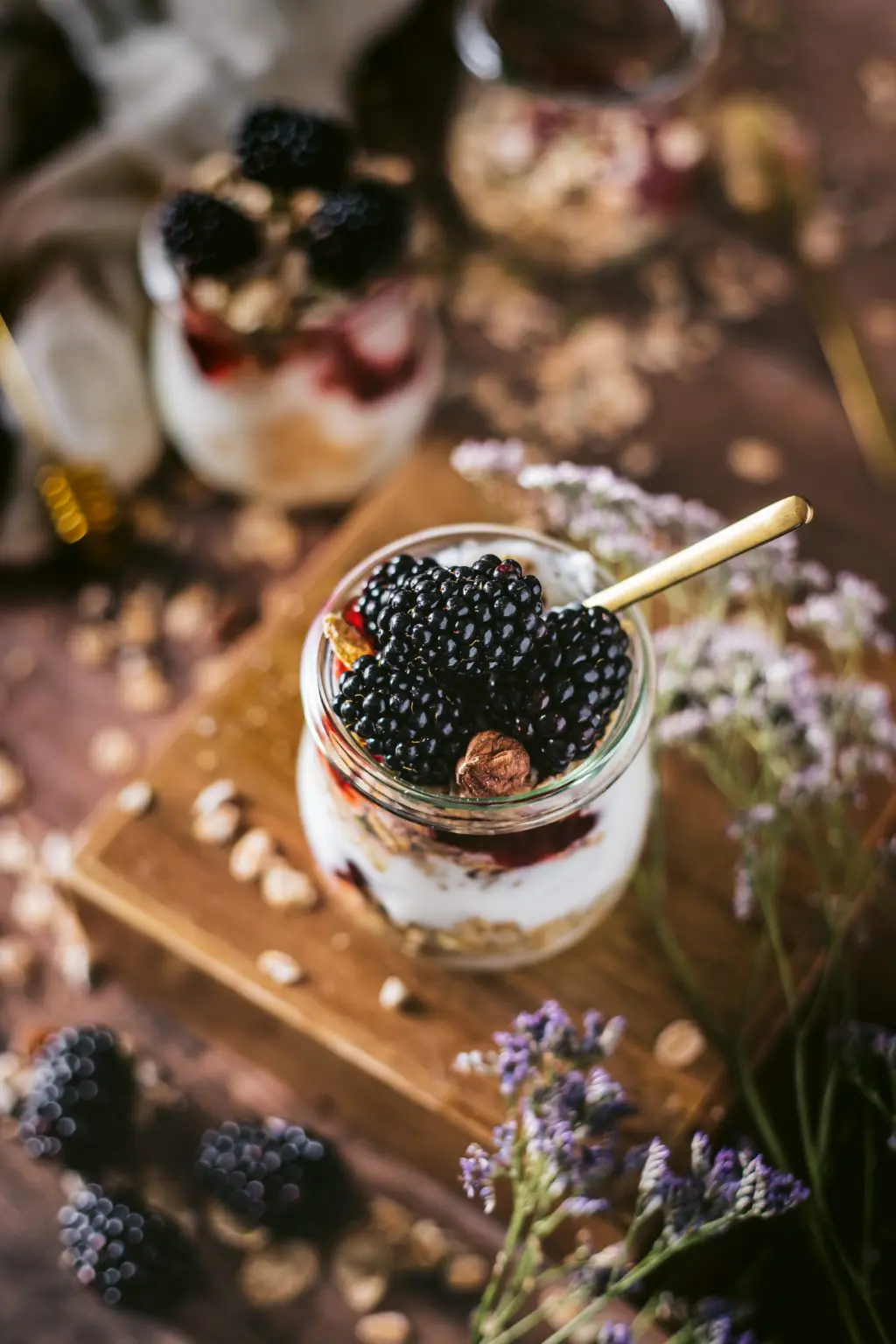 blackberry parfait