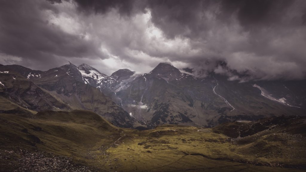 landscape photography of mountain