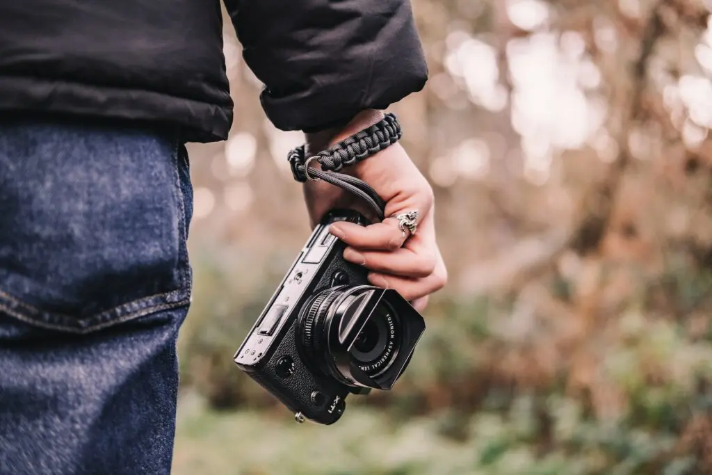 man holding a camera