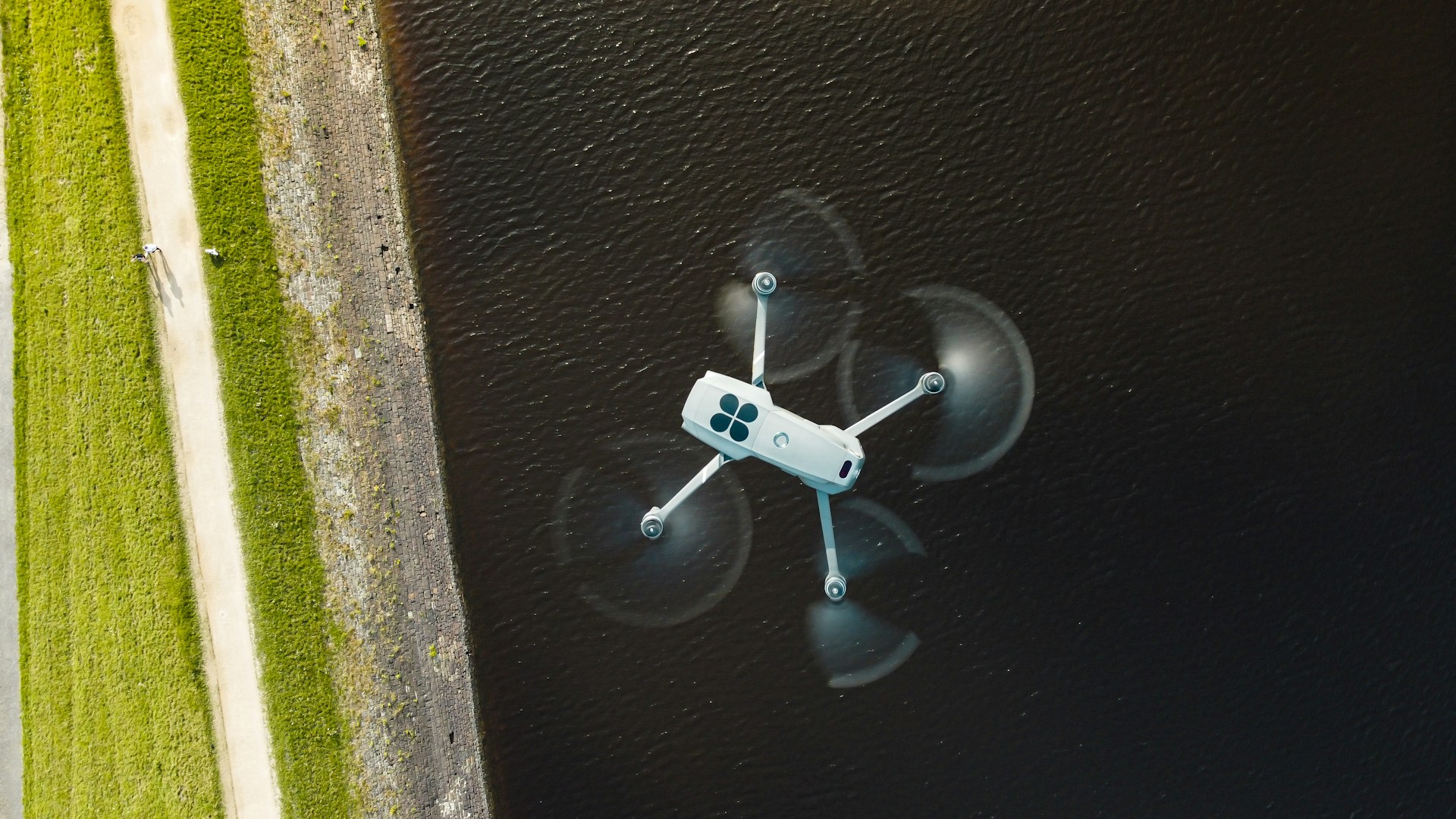 Nature and technology composition idea