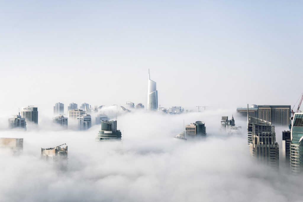 City in Clouds by Aleksandar Pasaric